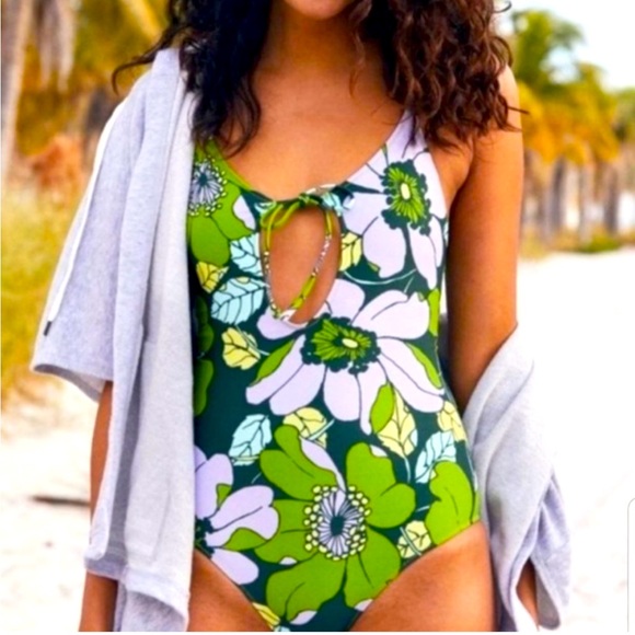 aerie Other - Aerie floral one piece swimsuit NWOT sz Small